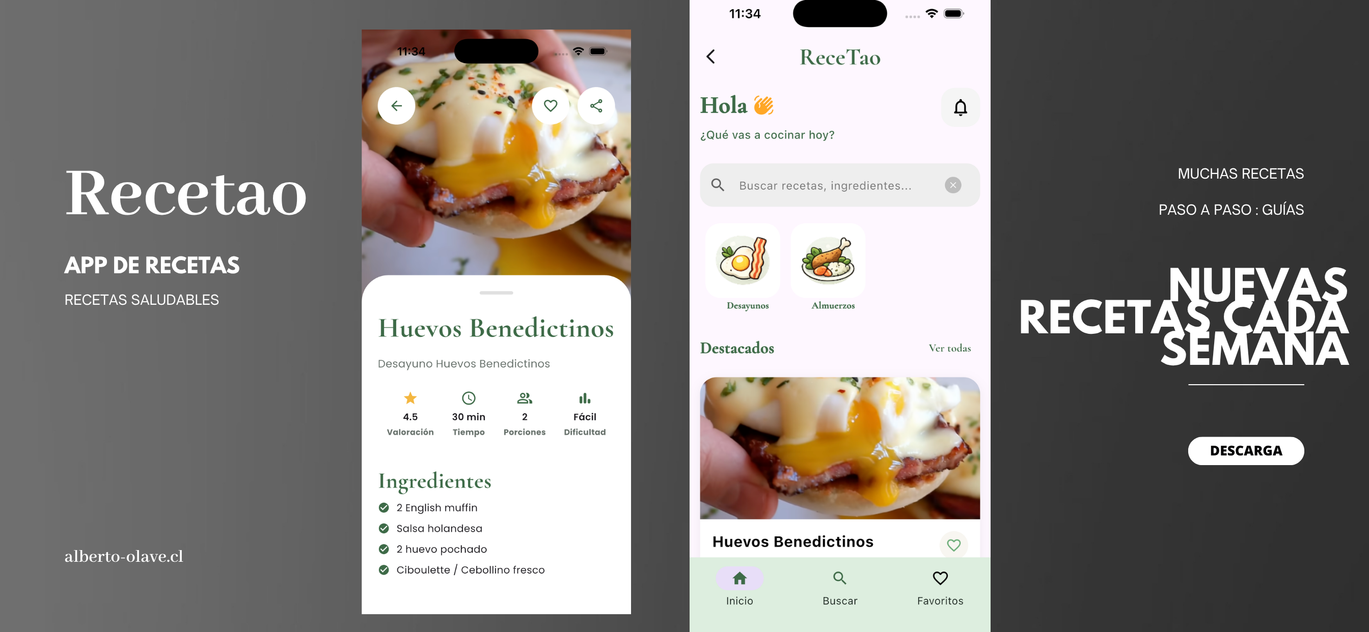 Recetao - Aplicación de Recetas captura