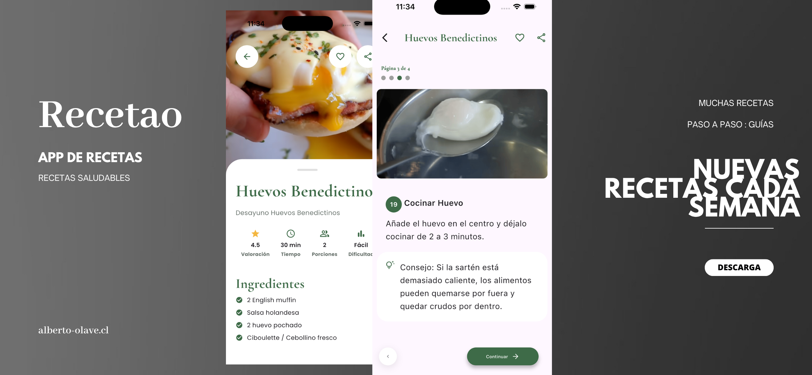 Recetao - Aplicación de Recetas captura