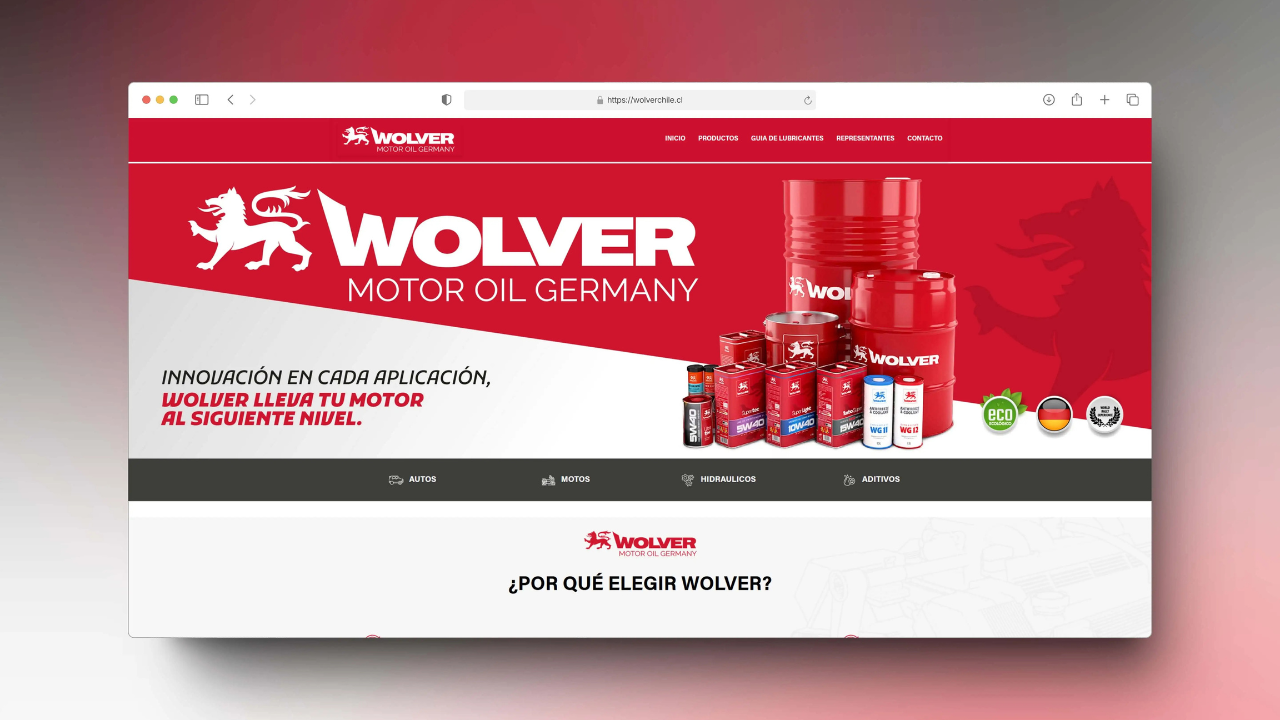 Landing page respresentantes oficial en chile